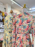 V-neck Long Sleeves Floral Dresses